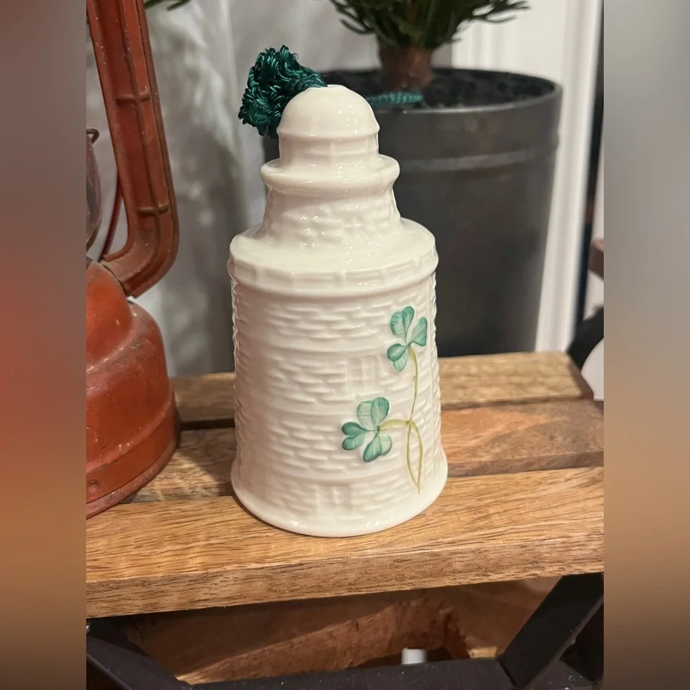 Belleek Hook Head Lighthouse Christmas Ornament Bell - Picture 3 of 6